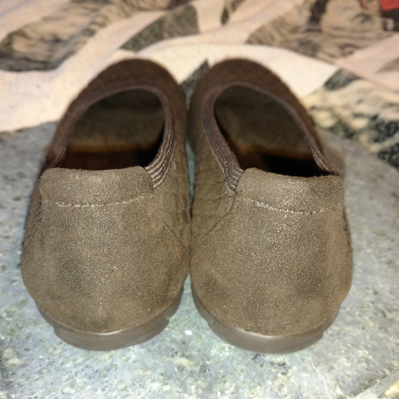 Stuart Weitzman Nicnic Suede Woven Flats 7.5N - Picture 3 of 7
